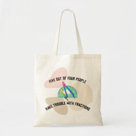 Roligt Math Teacher Canvas Tote Gift Tygkasse