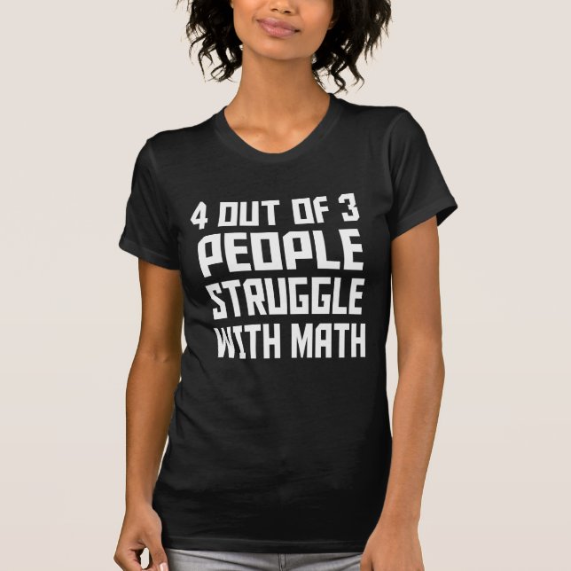 Roligt Mathcitationstecken Tee (Framsida)