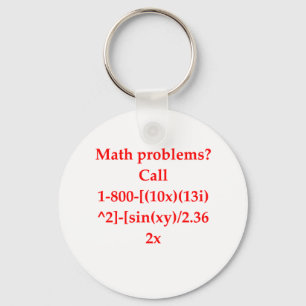 roligt mathskämt nyckelring