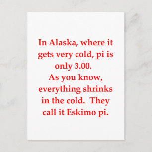 roligt mathskämt vykort