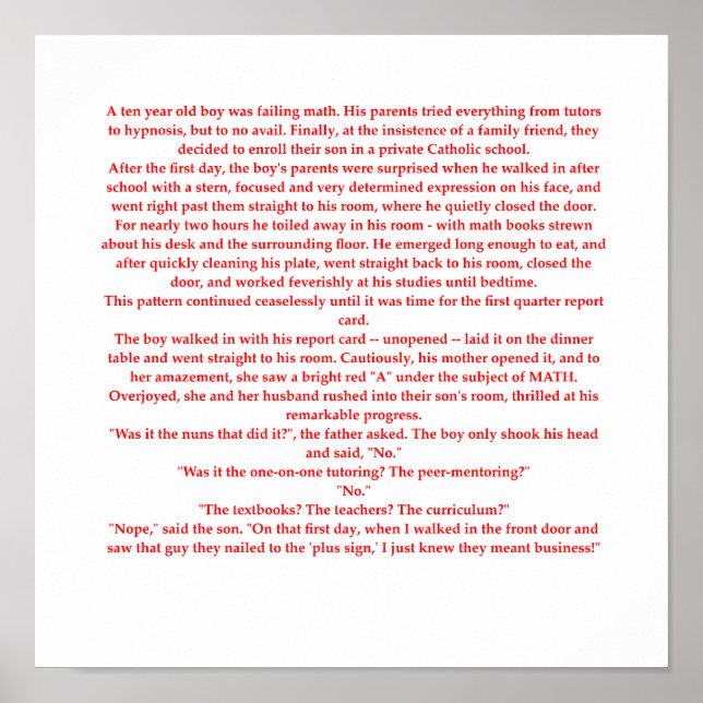 roligt matskämt poster (Framsidan)