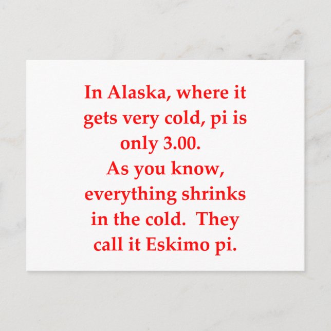 roligt matskämt vykort (Framsida)