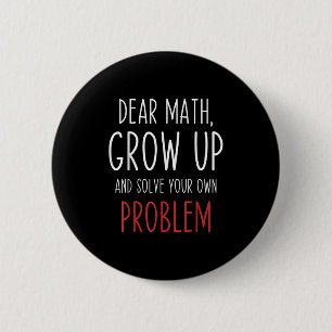 Roligt matte-citat Kära matematiklärare Elev-meme Knapp
