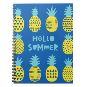 Roligt med ananas. anteckningsbok