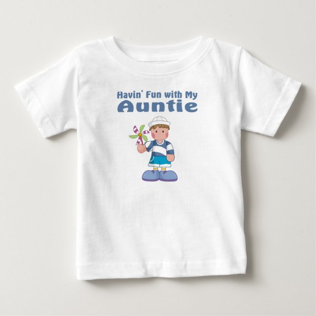 Roligt med Auntie T-shirt (Framsida)