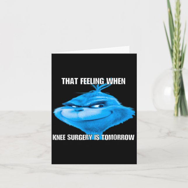 Roligt Med Den Känslan När Knäoperation Är I Morgo Kort (Framsida)