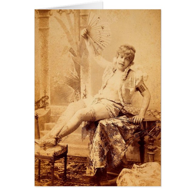 Roligt med en fläkt hälsningskort (Framsidan)