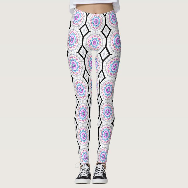 Roligt med kaleidoskop leggings (Framsida)