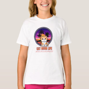 Roligt med kattmamma-liv t shirt