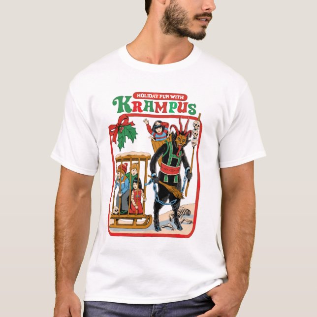 Roligt med Krampus T Shirt (Framsida)
