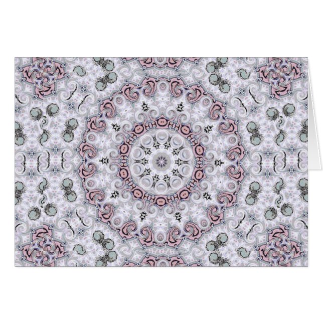 Roligt med lavender hälsningskort (Framsidan Horizontal)