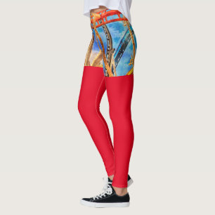 roligt med underlägg rullar leggings