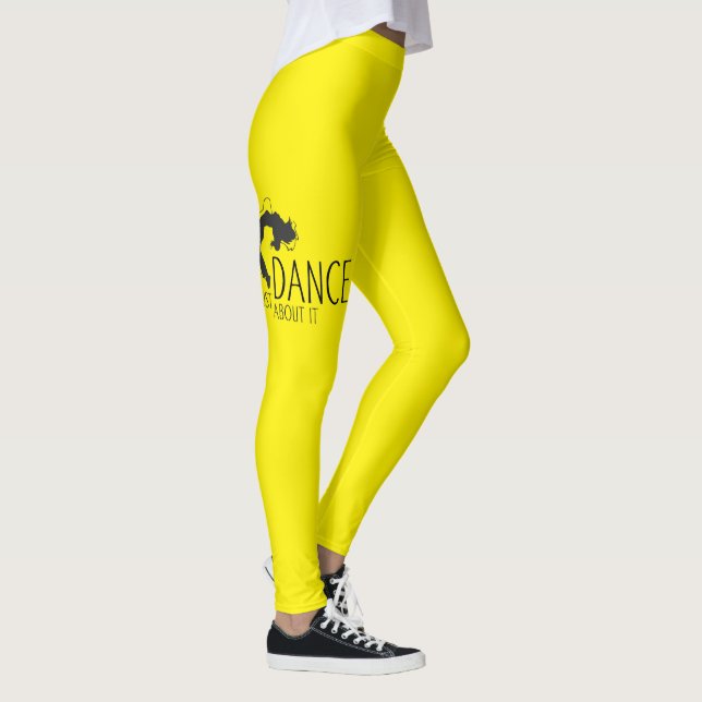 Roligt meddelande - Bara dansa om det 1 Leggings (Höger)