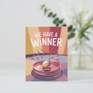 Roligt meddelande om graviditet vinnare