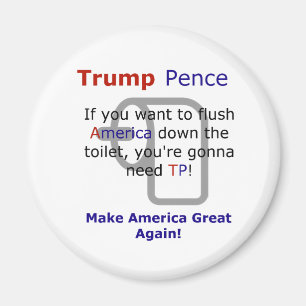 Roligt Meme för trumfencentmynt val 2016 Magnet