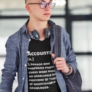Roligt menande för revisordefinition t shirt