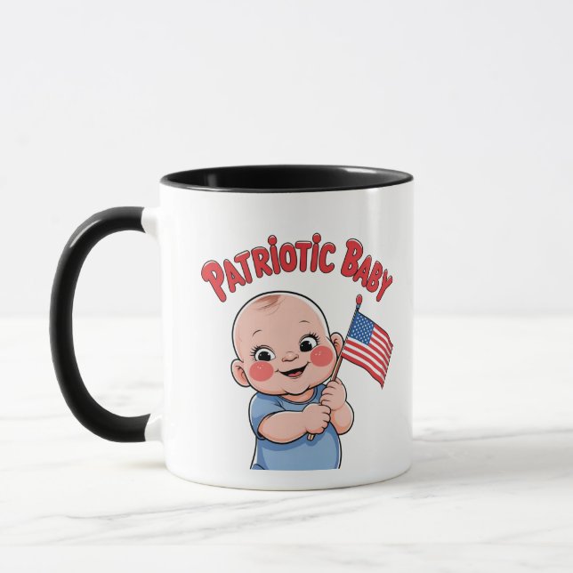 Roligt 'Merica Baby-kopp Mugg (Vänster)