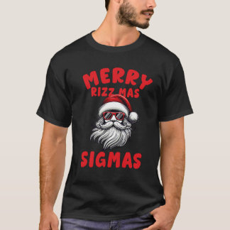 roligt Merry Rizz Mas Sigmas ,God jul T Shirt