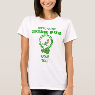Roligt mest högväxt troll St Patrick T-shirt