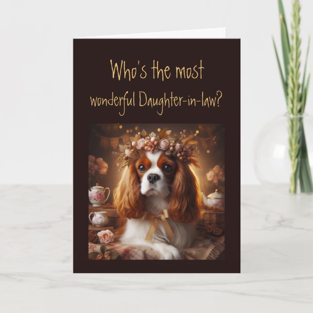 Roligt Mest underbara svärdotter? Födelsedag Kort (Framsida)