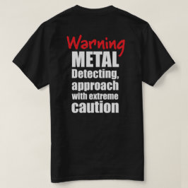 Roligt Metall upptäcker t-shirt - svart - idealisk
