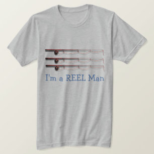 Roligt "mig förmiddag en RULLman" med metspön Tee Shirt