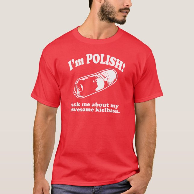 Roligt! Mig polsk design för förmiddag Tee Shirt (Framsida)