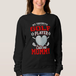 Roligt Min favoritgolf Player anropar mig Mamma T Shirt