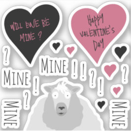 Roligt Min minnestrutin Fårtema Tema för minnen Klistermärken