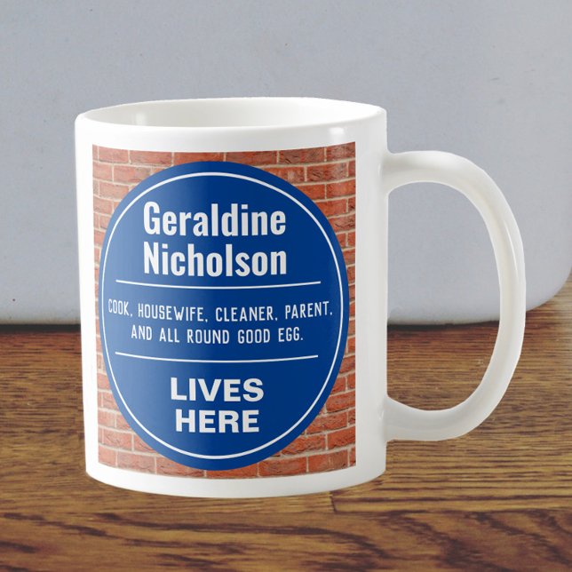 Roligt Minneshögtid Stil Plaque Coffee Mugg (Skapare uppladdad)