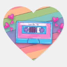 Roligt Mixtape Background Retro Music Kärlek