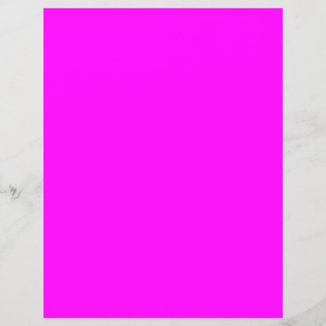 Roligt Modern Chic Solid Magenta för Bright Rosa Reklamblad (Framsidan)
