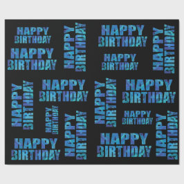 Roligt Modern Grattis på födelsedagen Presentpapper