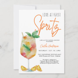 Roligt Modern Kärlek vid första Spritz-Möhippan Inbjudningar