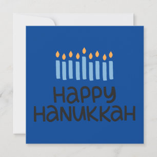 Roligt Modern "Lycklig Hanukkah"-kort