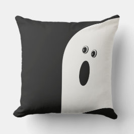 Roligt Modern Minimalistic Abstrakt Ghost Hallowee Kudde