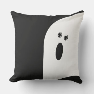 Roligt Modern Minimalistic Abstrakt Ghost Hallowee Kudde
