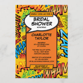 Roligt Modern Möhippa Tecknad Bok Inbjudningar