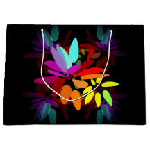 Roligt Modern Psychedelic Stil Rainbow Skriv ut