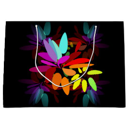 Roligt Modern Psychedelic Stil Rainbow Skriv ut