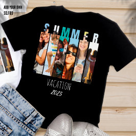 Roligt Modern Selfie Collage 12 Photo Anpassningsb T Shirt