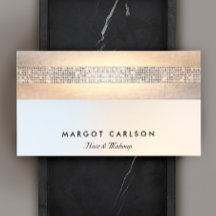 Roligt Modern Silver Sequin Guld Beauty Salon