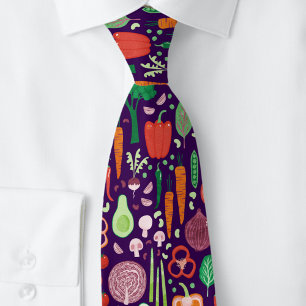 Roligt Modern Vegetable Mönster Slips