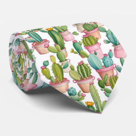 Roligt Modern Watercolor Cacti Patterned Slips