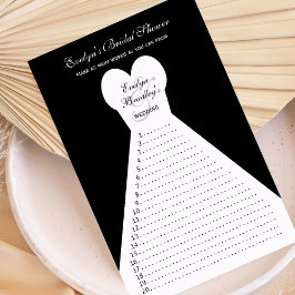 Roligt Möhippa Ord Games - svart