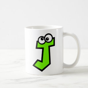 Roligt Monogrambrev J Kaffemugg