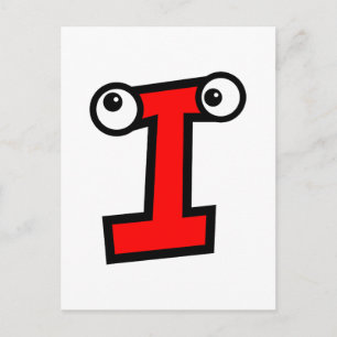 Roligt Monogrambrev mig Vykort