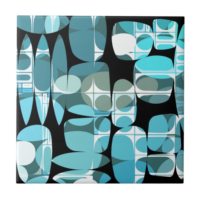 Roligt mönster 06 kakelplatta (Framsidan)