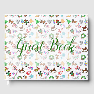 Roligt mönster Guestbook Gästböcker