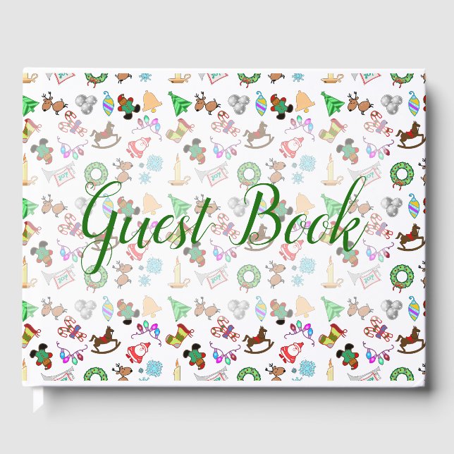 Roligt mönster Guestbook Gästböcker (Framsida)